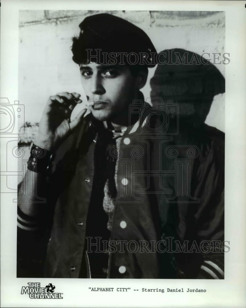 1986 Press Photo Daniel Jordano stars in Alphabet City - cvp60493 - Historic Images