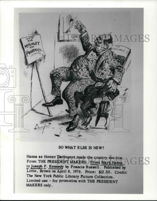 1991 Press Photo The President Makers, cartoon by Homer Davenport - cva21080 - Historic Images