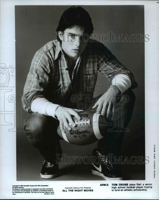 1983 Press Photo Tom Cruise in All The Right Moves - cvp60257 - Historic Images
