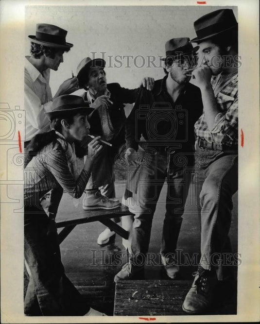 1977 Press Photo The Prague Spring playing in the Cleveland Playhouse - Historic Images