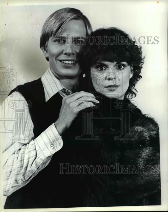 1981 Press Photo Jeff Green and Diane Green in production of "Caberet" - Historic Images