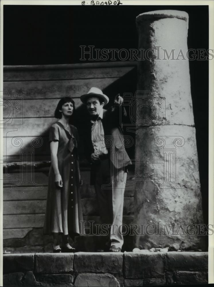 1993 Press Photo Ingrid Craigie, Donal McCan, Star in Wonderful Tennessee Play - Historic Images