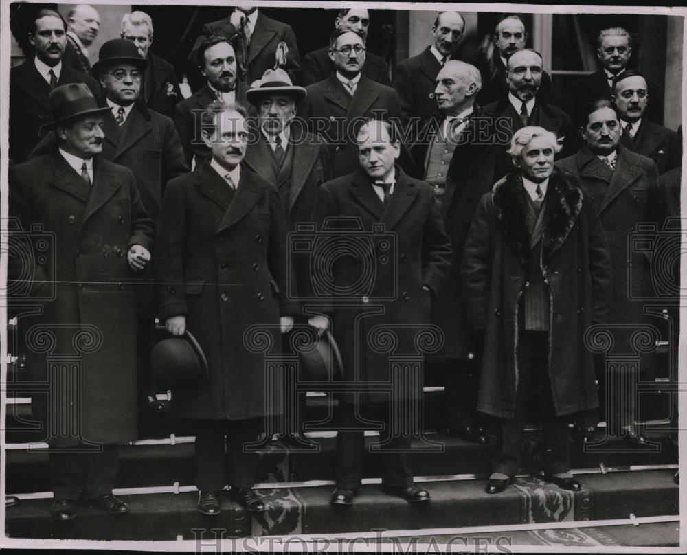 1933 Press Photo French Cabinet under M.Edouard Daladier succeed M.Paul Boncour - Historic Images