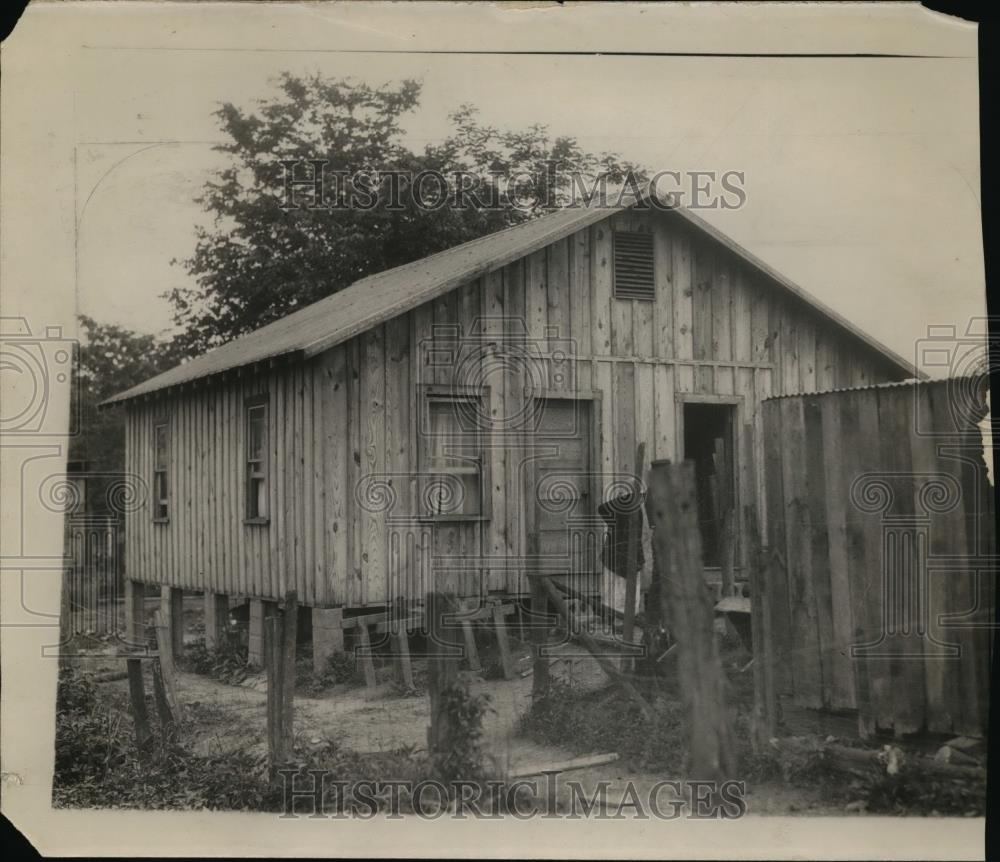 1929 Press Photo Father Built This Mahan Home With Own Tools and Hands - Historic Images