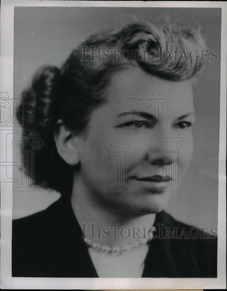 1954 Press Photo New Women's Press Club President, Elizabeth S. Carpenter - Historic Images