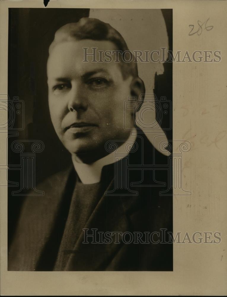 1934 Press Photo Pastor B.Z. Stambaugh - nef47966 - Historic Images