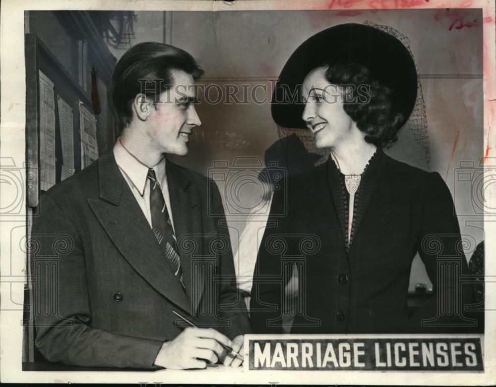 1936 Press Photo Ellen Wilson McAdoo, William Alfred Hinshaw To Wed - nef49372 - Historic Images