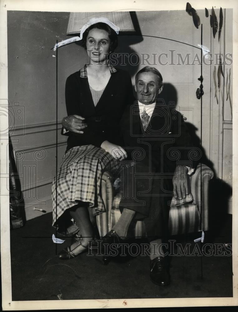 1934 Press Photo Law Delays Romance of President Wilson's Granddaughter - Historic Images