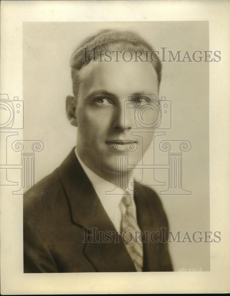 1931 Press Photo Howard Petrie, NBC Announcer - nef50685 - Historic Images
