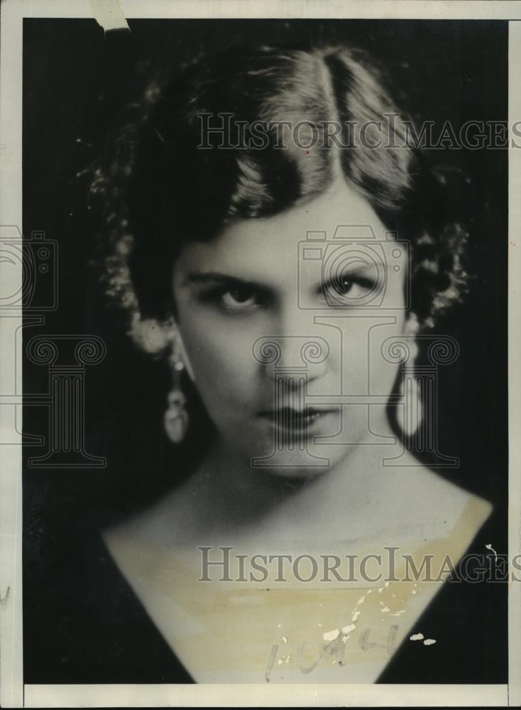 1931 Press Photo Aliki Diplapakou, Chosen "Miss Europe" - nef55395 - Historic Images