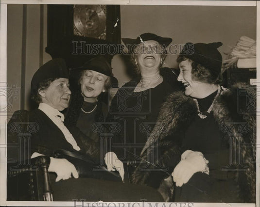 1938 Press Photo DC women Mrs John Garner, Mrs Frederick Gillette - nep00150 - Historic Images