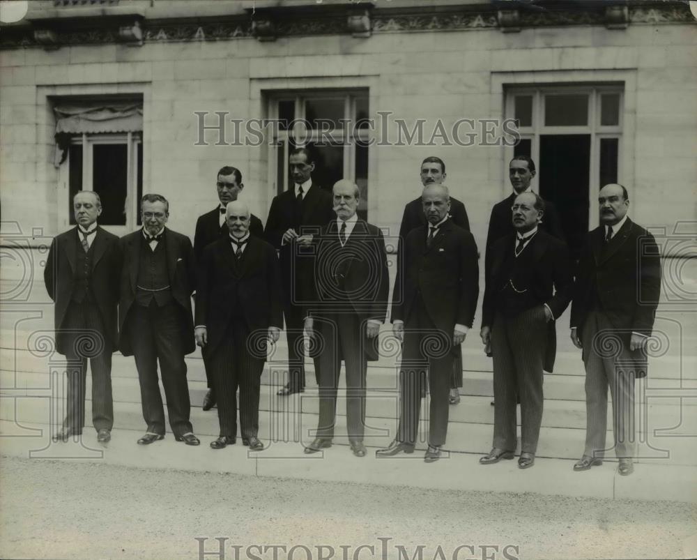 1922 Press Photo Dr Solon Polo of Peru, Herman Valarde, F Porras - nep02686 - Historic Images