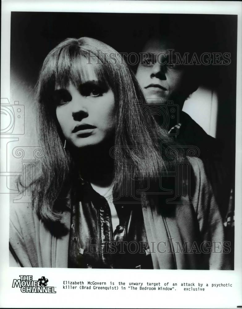 1988 Press Photo Elizabeth McGovern &amp; Brad Greenquist in The Bedroom Window - Historic Images