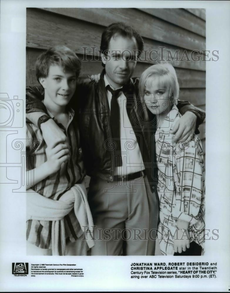 1988 Press Photo Jonathan Ward, Robert Desiderio in Heart Of The City - Historic Images