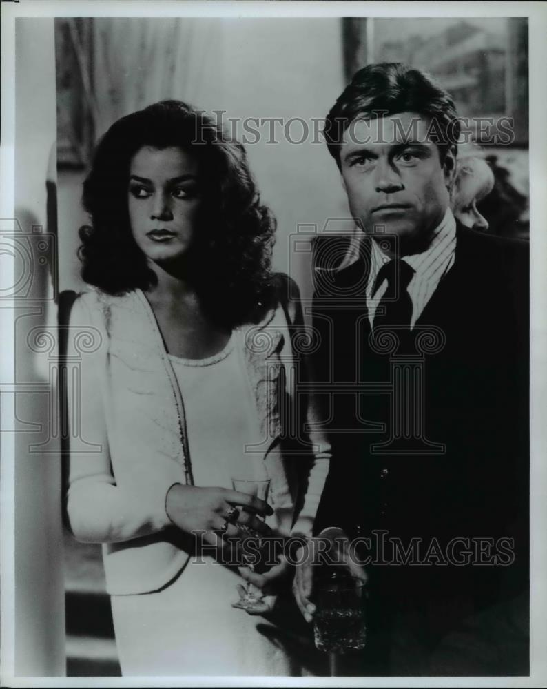 Press Photo Claudia Christian and Art Hindle star in drama series, Berrenger's - Historic Images