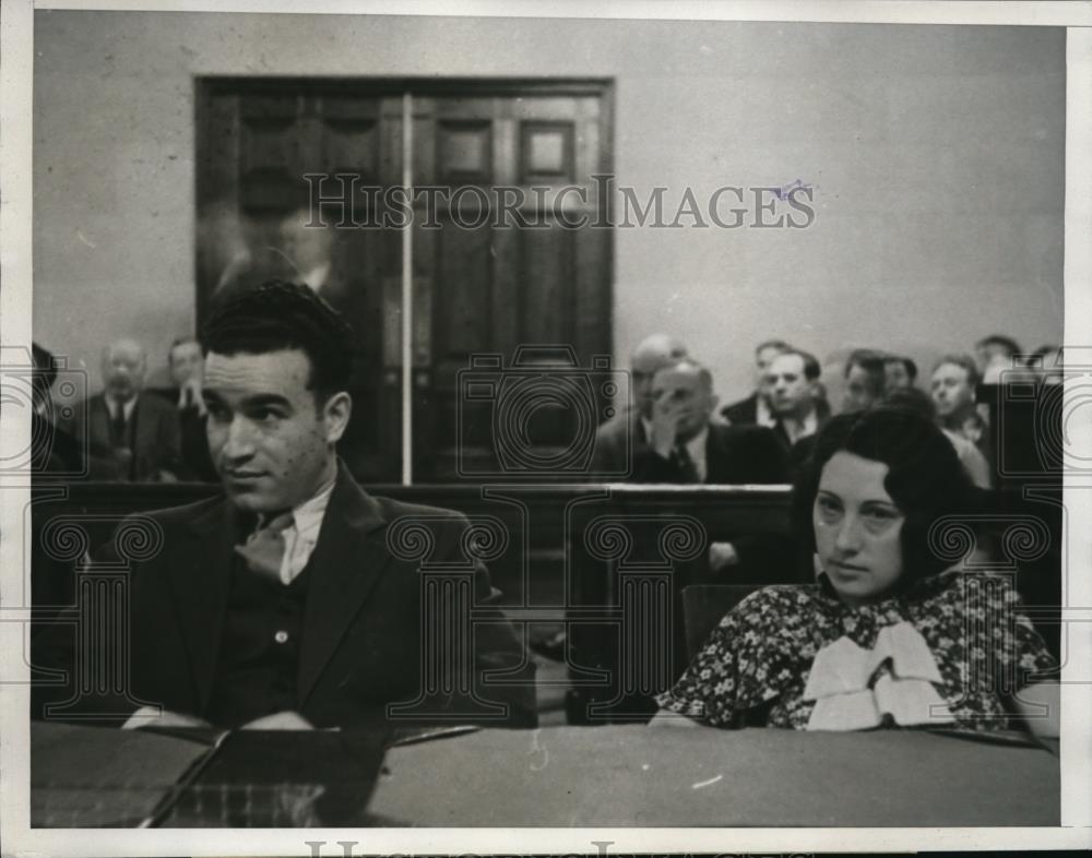 1933 Press Photo Charles Tauli, Florence Garofalo Murder Trial, Los Angeles - Historic Images