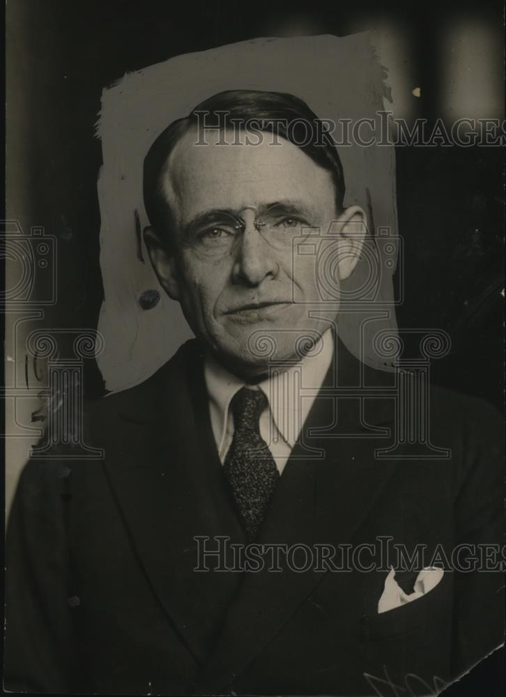 1920 Press Photo Frederick C. Howe, New York immigration Commissioner - Historic Images