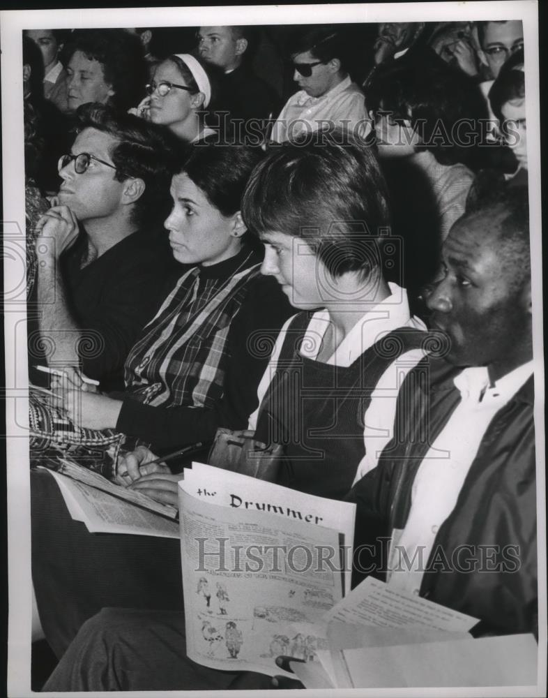 1965 Press Photo Debate sponsored by Emergency Comm. for Freedom  - nef54552 - Historic Images