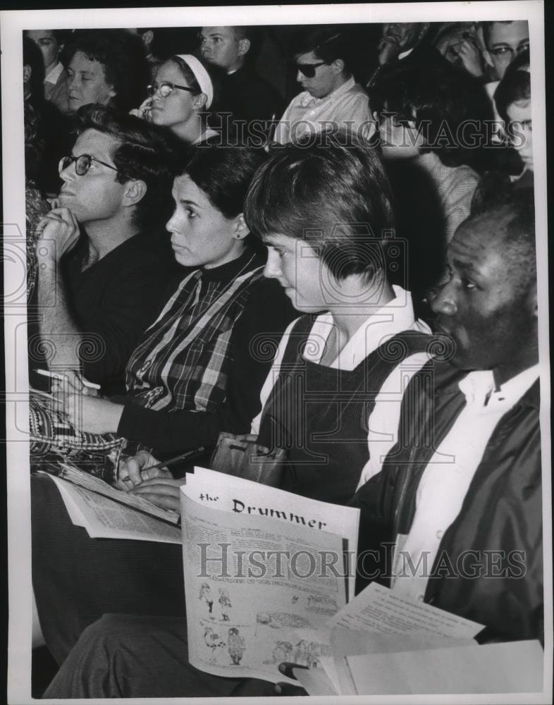 1965 Press Photo Debate sponsored by Emergency Comm. for Freedom  - nef54552 - Historic Images