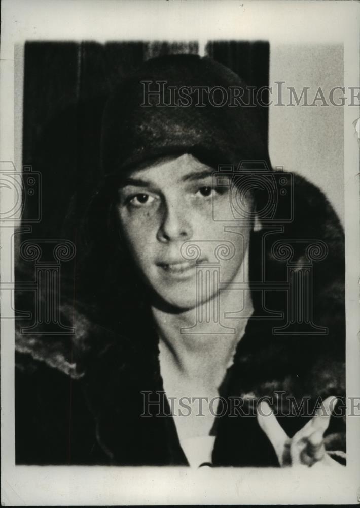 1938 Press Photo Lillian Collings Wife of Murdered Benjamin Collings - nef55413 - Historic Images