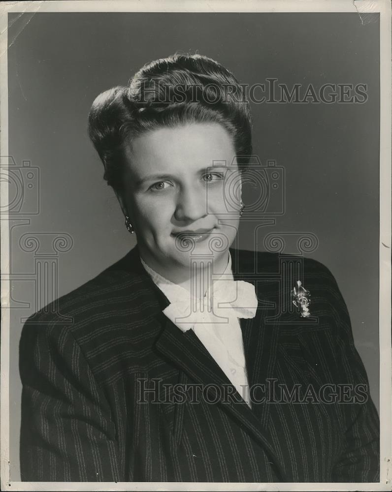 1946 Press Photo Mildred E. Funk, founder and president of Seal-Peel, Inc. - Historic Images