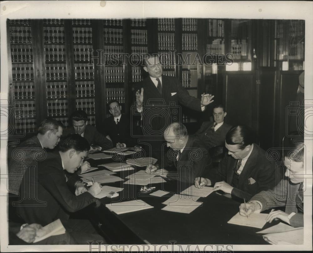 1939 Press Photo Martin Dies at Senate Judiciary Committee, Washington, D.C. - Historic Images