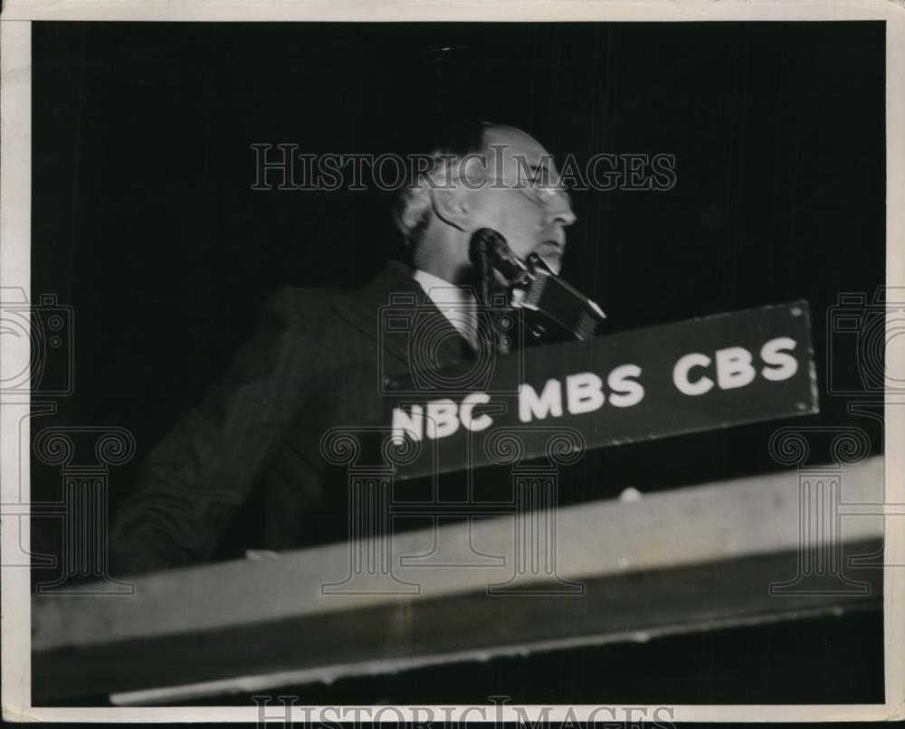 1936 Press Photo Senator Arthur Vandenberg of MI runs for President - nep00843 - Historic Images