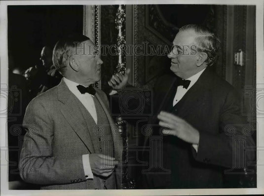 1938 Press Photo Oregon Senator Charles McNary & Texas Senator Tom Connally - Historic Images