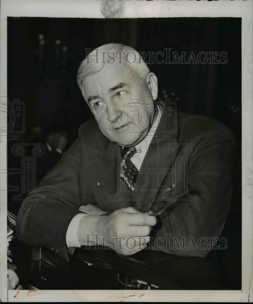 1939 Press Photo Jesse Jones chairman Reconstructio Finance Corporation - Historic Images