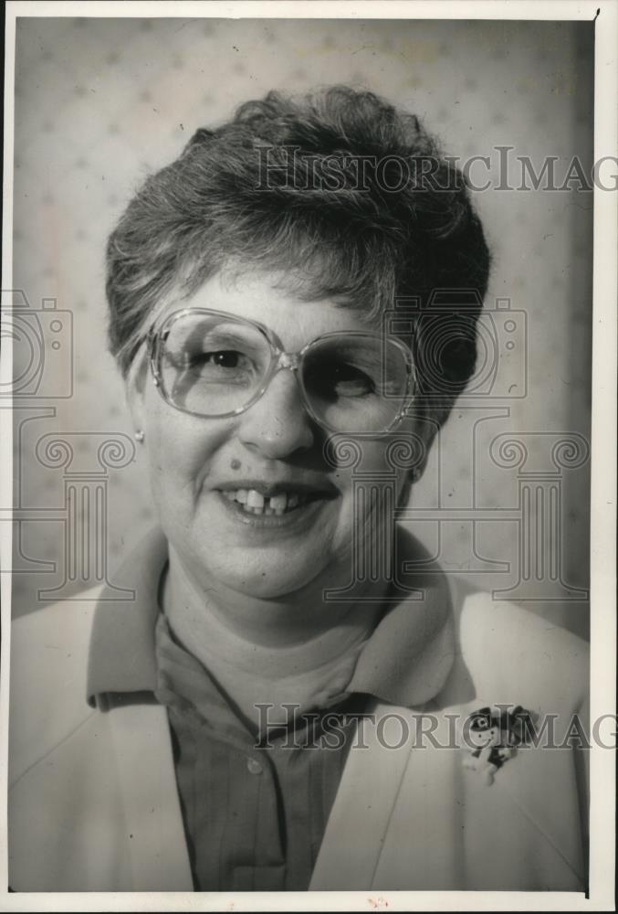 1989 Press Photo Diane Walters Before her appearance on National Television - Historic Images