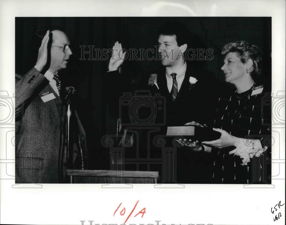 1985 Press Photo John D. Carroll, young politician who died in his sleep - Historic Images