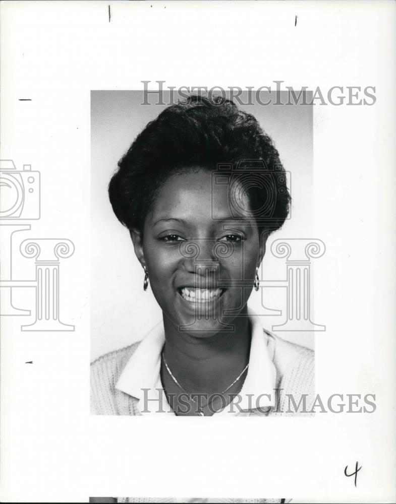 1986 Press Photo Janette Hammock, editorial  intern - cva21118 - Historic Images