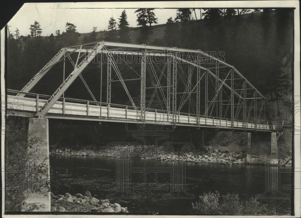 Press Photo Natatorium Park trestle bridge - spx13486 - Historic Images