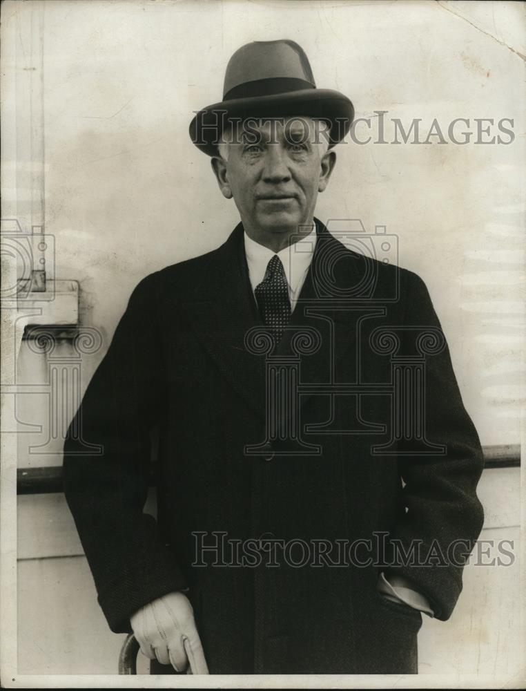 1932 Press Photo Norman H. Davis Returns from Delegation in Geneva - nee10705 - Historic Images