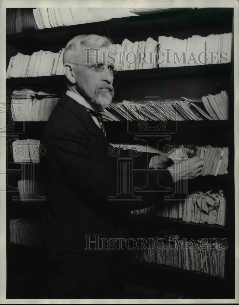 1929 Press Photo Professor Sir William A. Craigie of University of Chicago - Historic Images