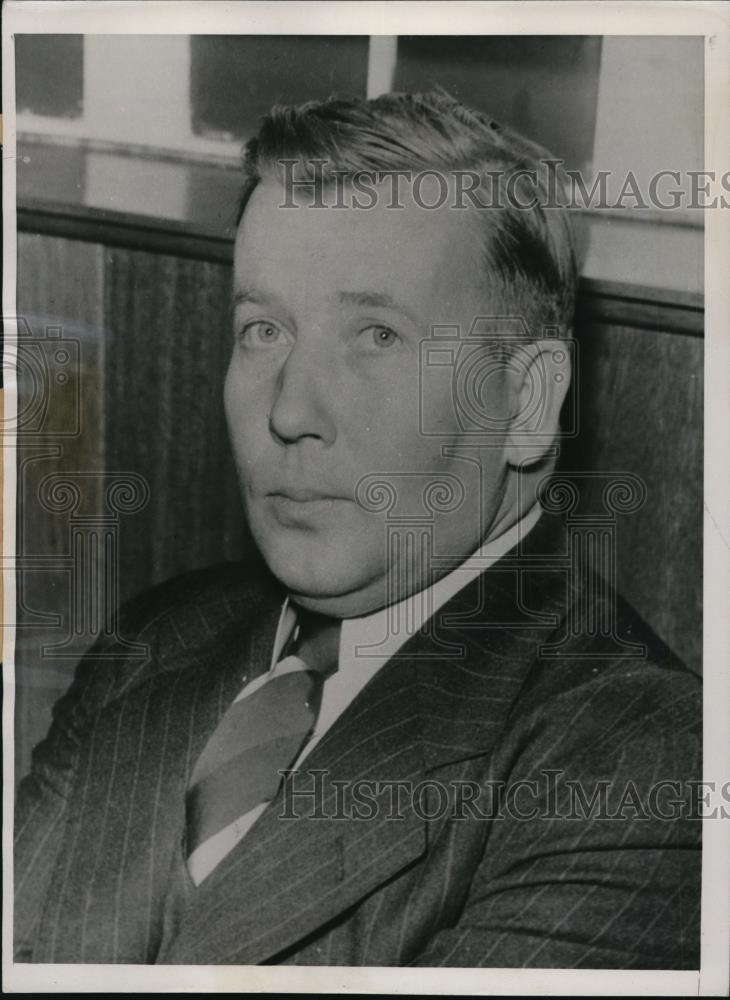 1940 Press Photo Gust Carl Hill faces prosecution for abandonment in Minnesota - Historic Images