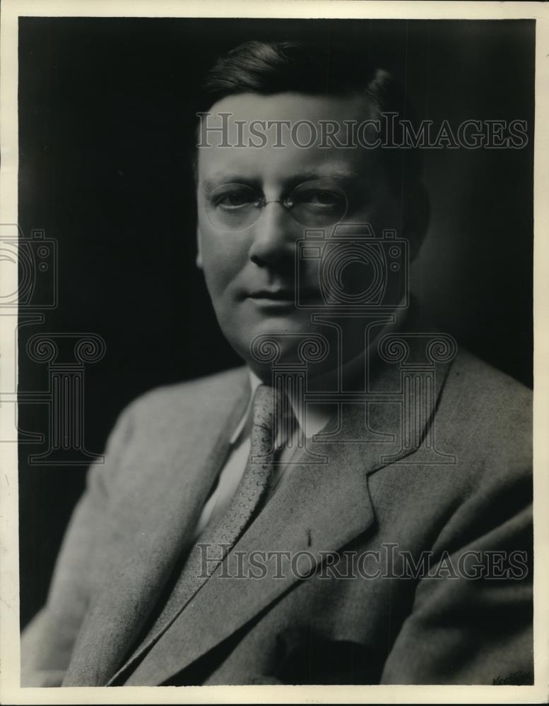 1936 Press Photo E.C. Schmidt, Assistant to President - Public Relations - Historic Images