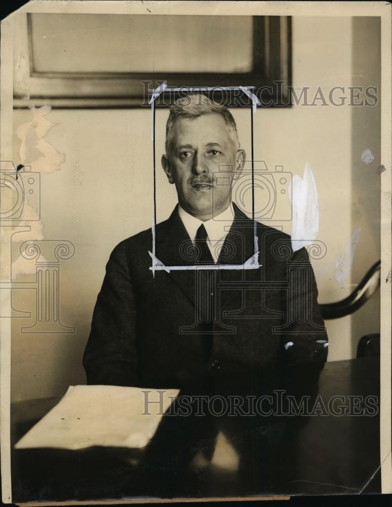 1928 Press Photo Plaintiff George D Haskell as He Appeared in Court Today - Historic Images