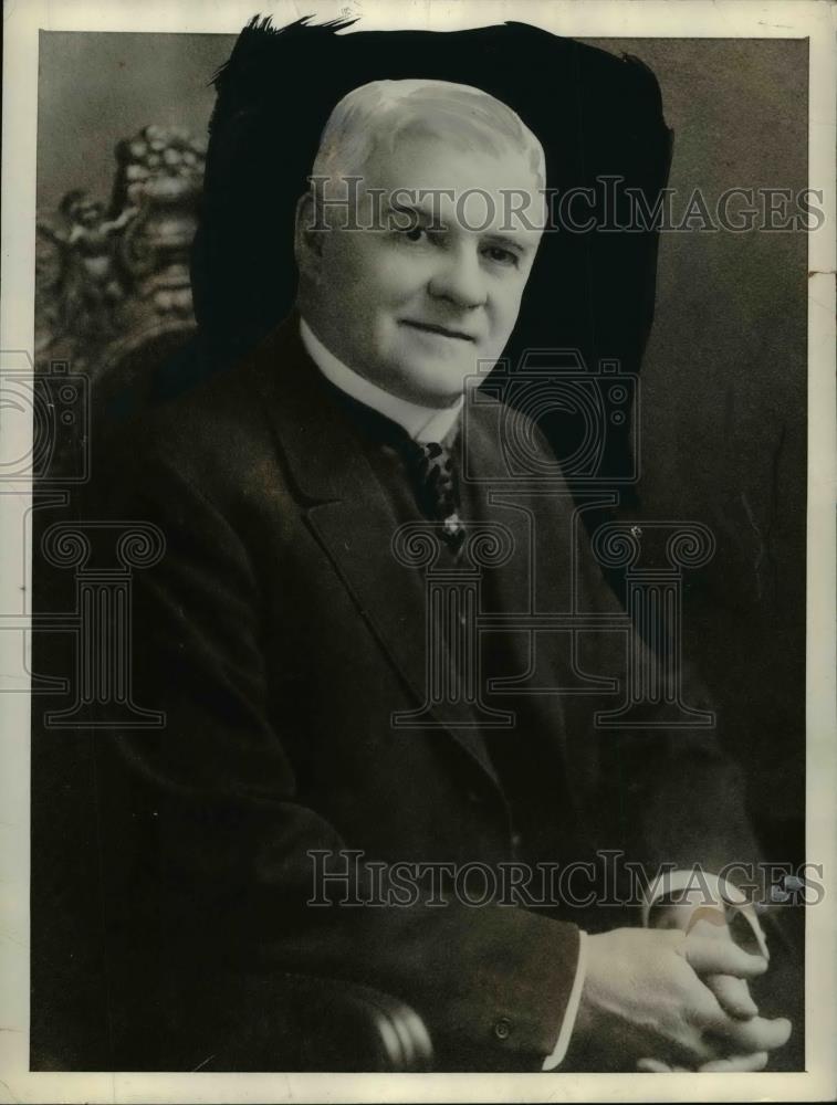 1933 Press Photo Sam Leake En Route to Testify Before Senate Impeachment Trial - Historic Images