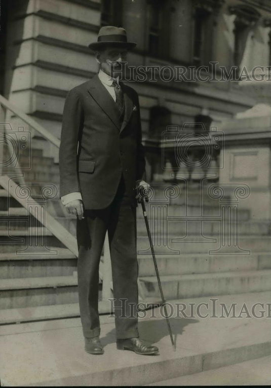 1920 Press Photo Slavko Y.Grouitch Minister Representing the Sarbes Croates - Historic Images