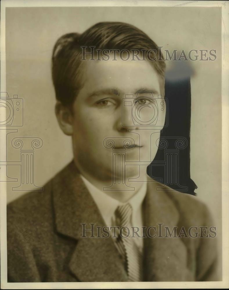 1934 Press Photo Robert Parsons, Freshman at Western Reserve Academy - Historic Images