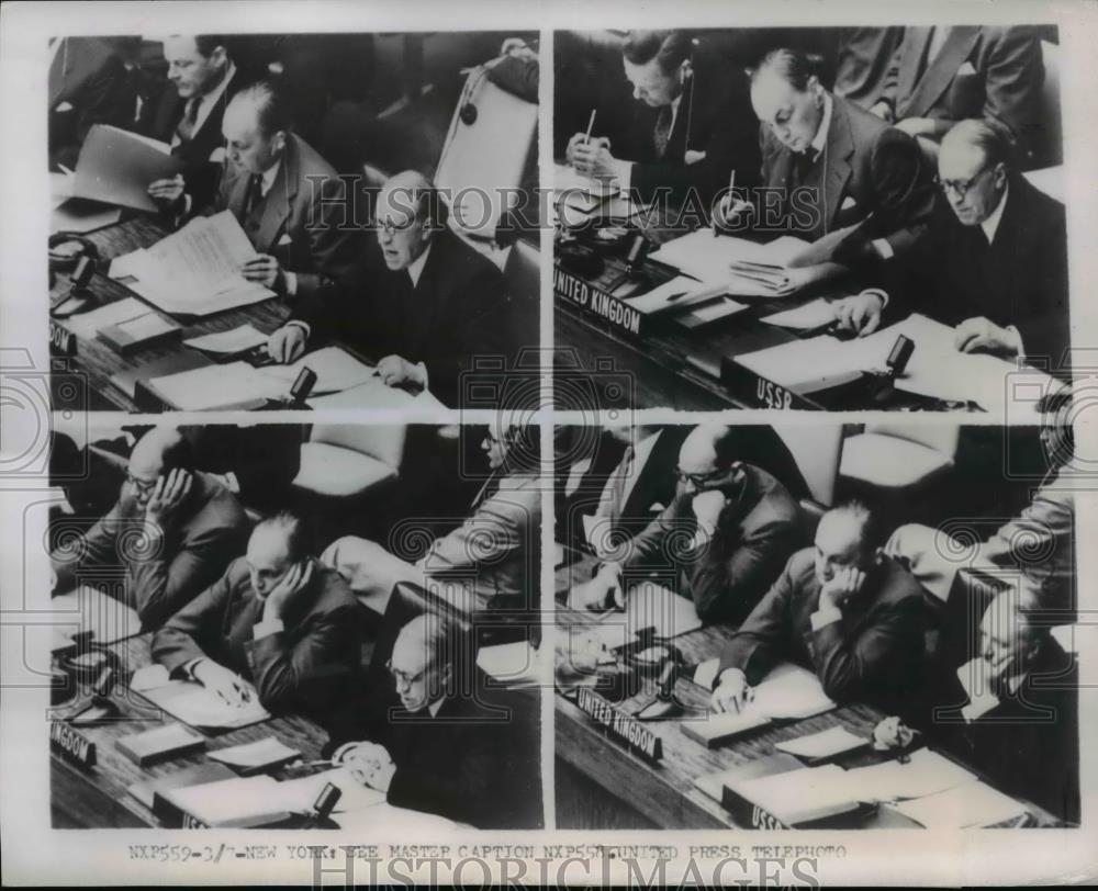 1953 Press Photo United Nations General Assembly Political Committee - nef42819 - Historic Images