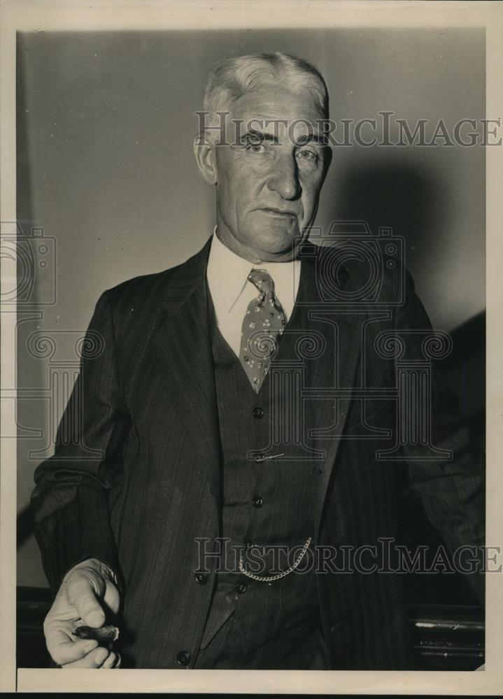 1935 Press Photo George Gale in US Steamboat Inspection Board Inquiry - Historic Images