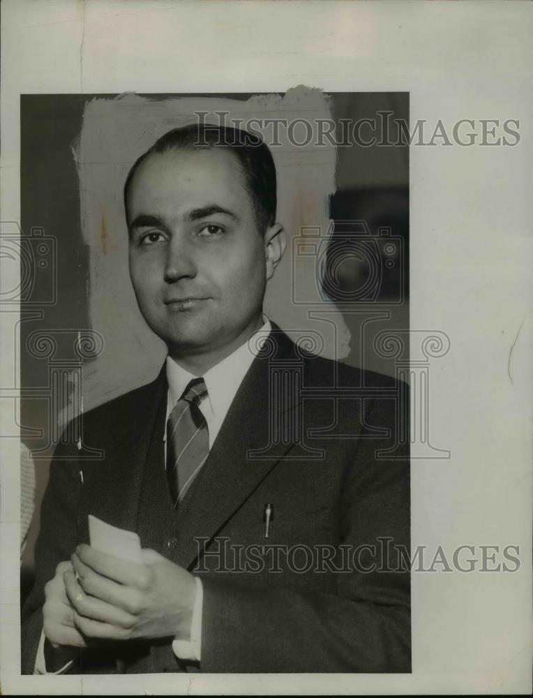 1934 Press Photo Clarence Lewis, Assistant Manager - nef45443 - Historic Images