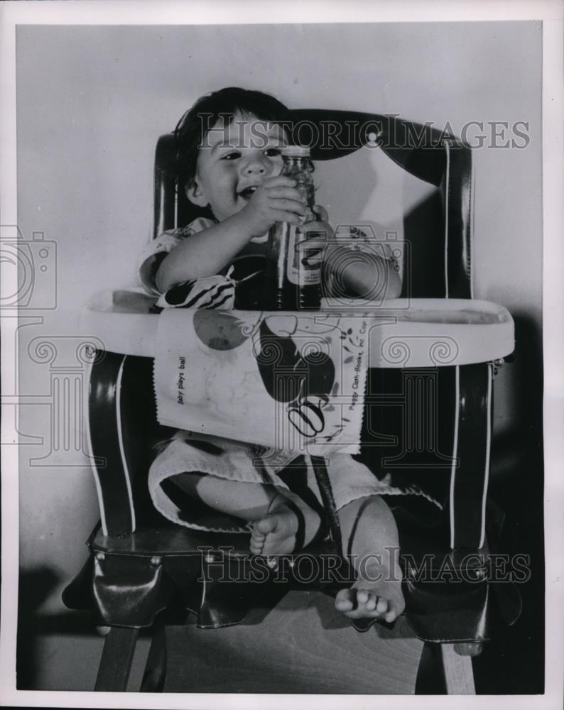 1953 Press Photo Lynn Marie Finke of Tuckahoe, New York - nef46143 - Historic Images