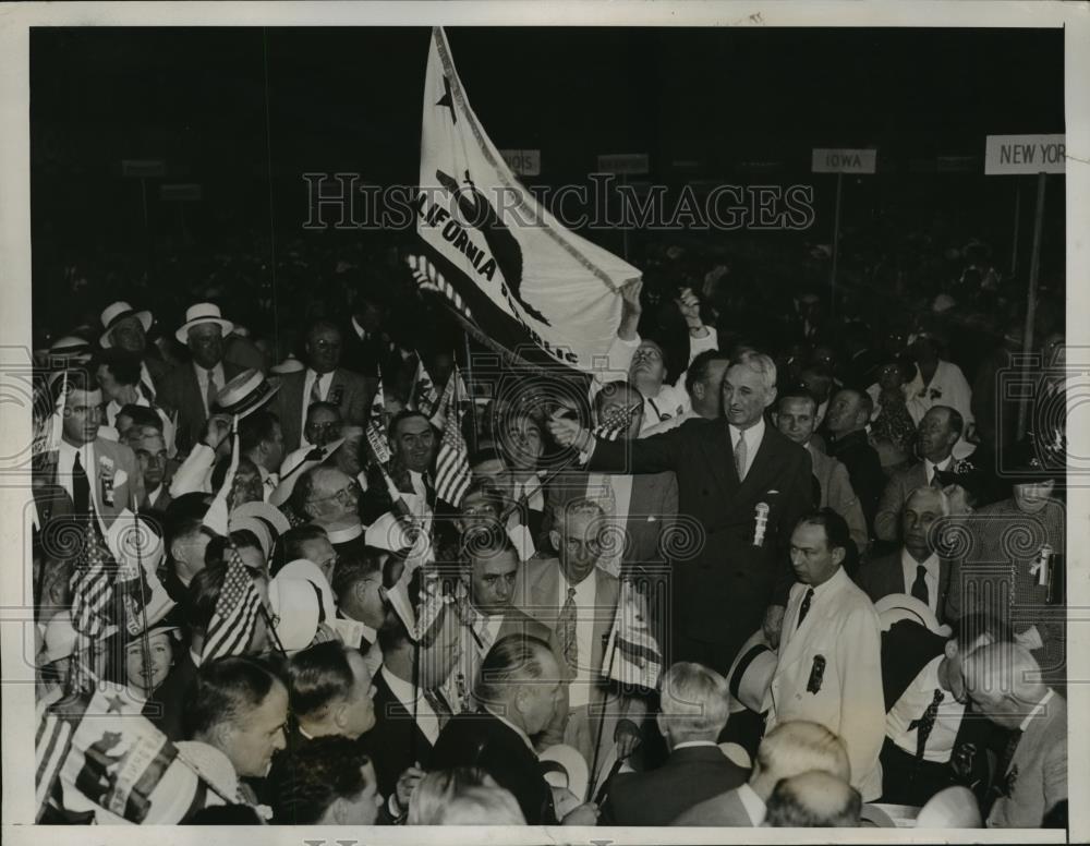 1936 Press Photo Sen.William McAdoo at Democratic National Convention - Historic Images