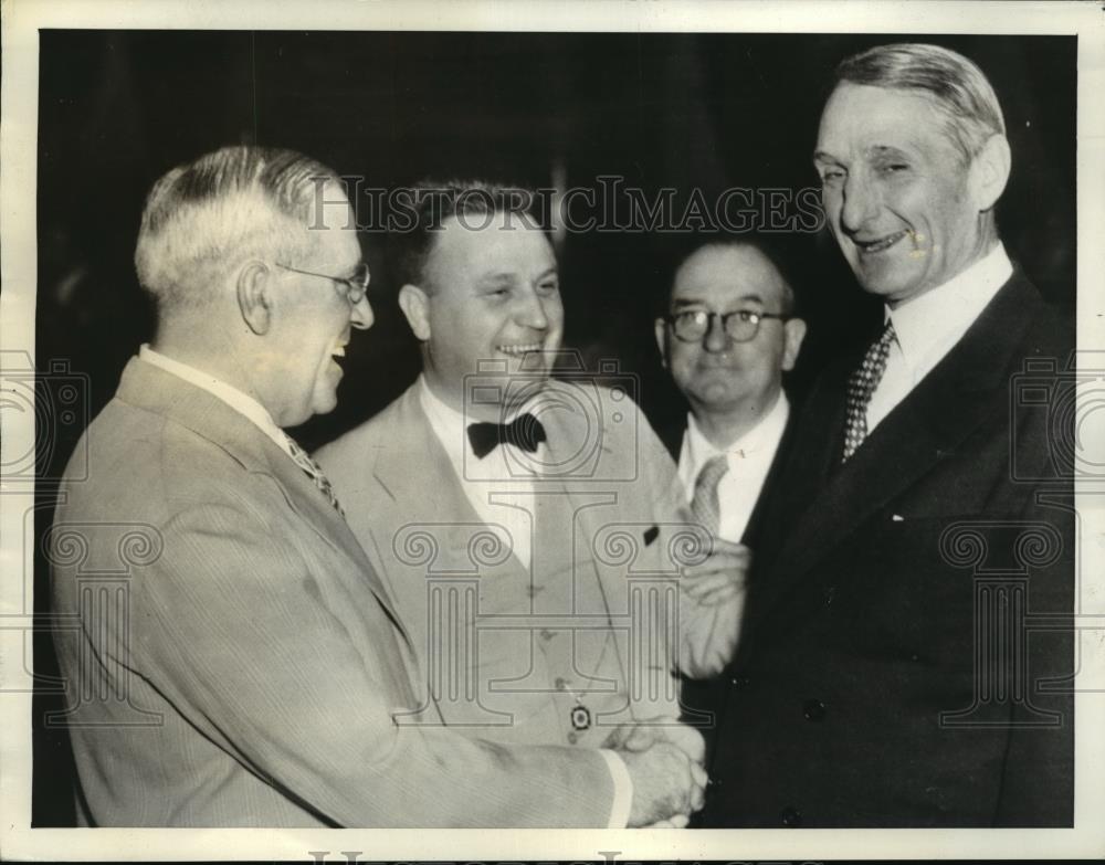 1934 Press Photo Senator William McAdoo at Democratic State Convention - Historic Images