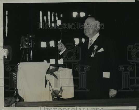 1932 Press Photo Bertrand Snell Opens Republican National Convention, Chicago - Historic Images
