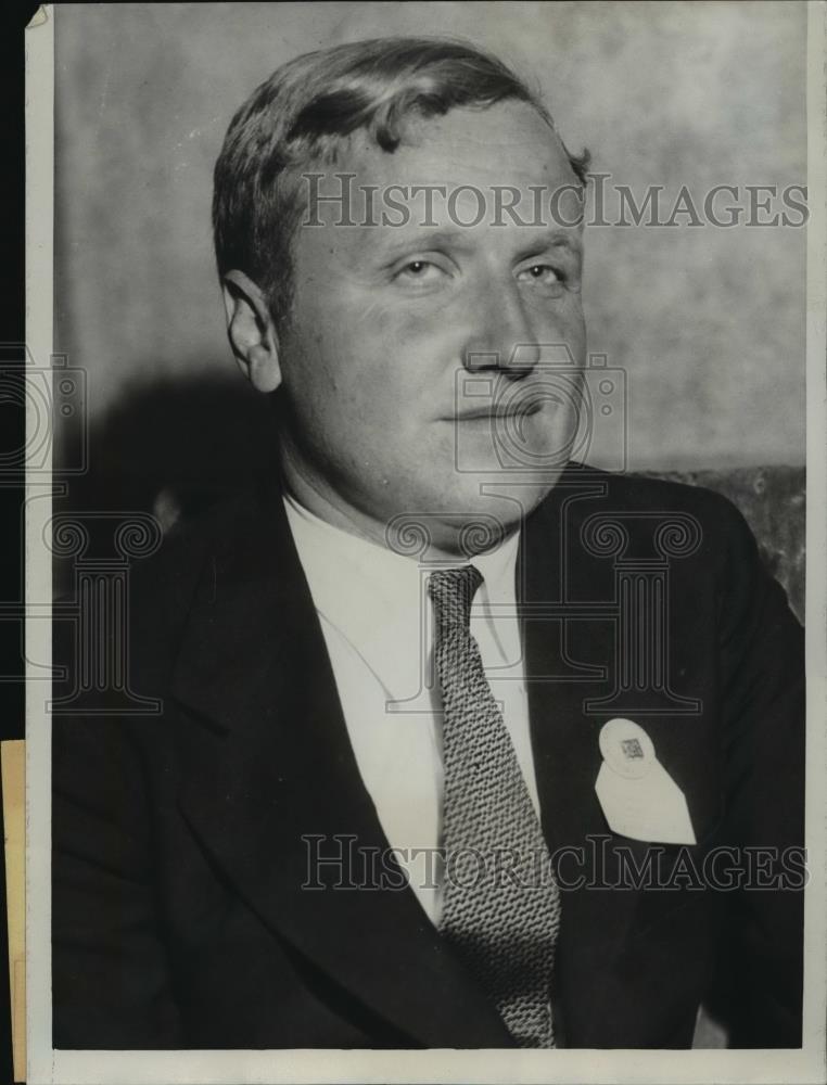 1933 Press Photo Dr Frank Spedding to be Awarded Langmuir Medal Chemistry Award - Historic Images