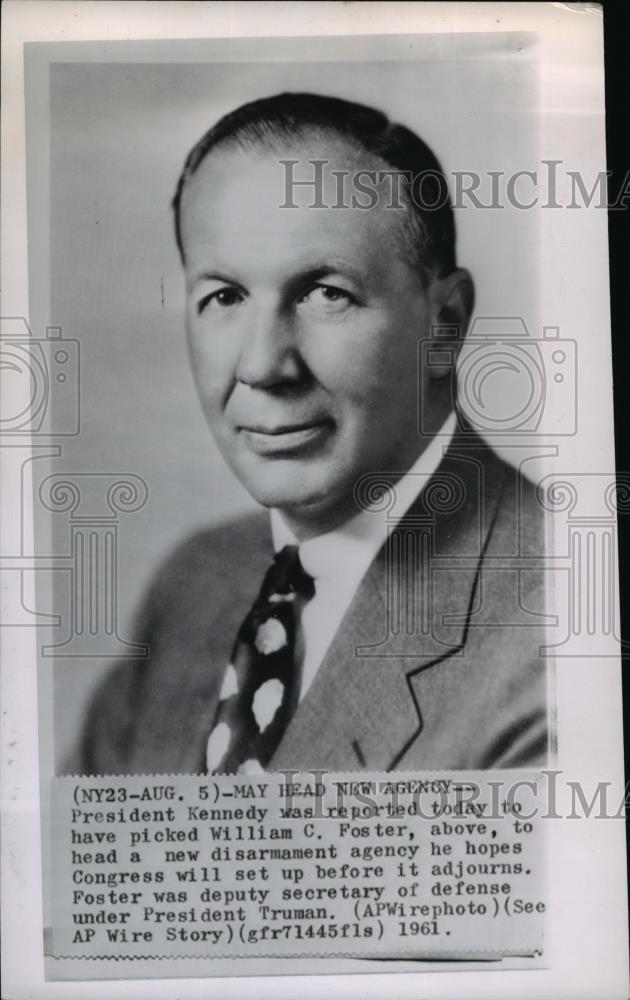 1961 Wire Photo William C. Foster - spw02091 - Historic Images